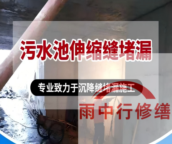 山西某污水处理厂钢筋混凝土池堵漏案例