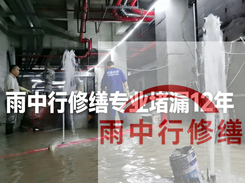 山西某污水处理厂钢筋混凝土池堵漏案例